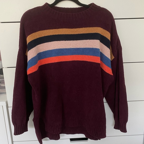 AE Chenille Crew Neck Oversized Sweatee - Picture 5 of 5